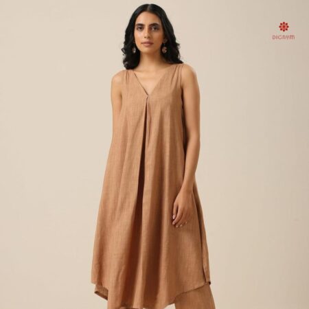 Buy Online Tortilla Brown Designer Premium Cotton Co-ord Set