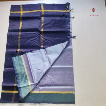 Latest Design Silver Grey Handwoven Silk Cotton Saree